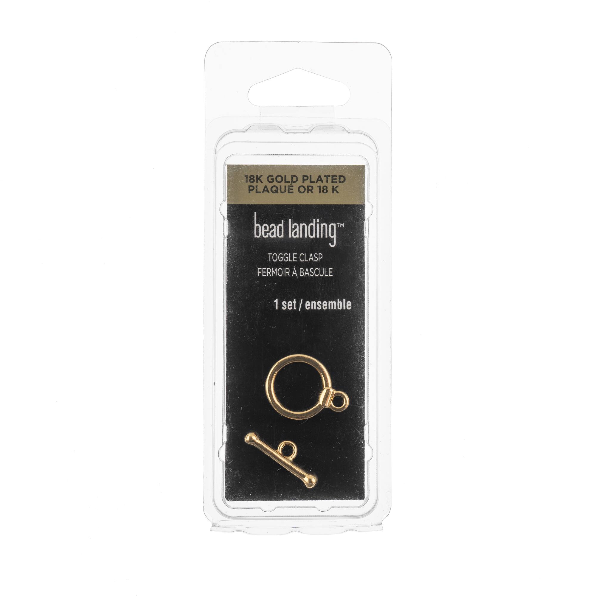 12 Pack: 13mm 18K Gold-Plated Toggle Clasp by Bead Landing™